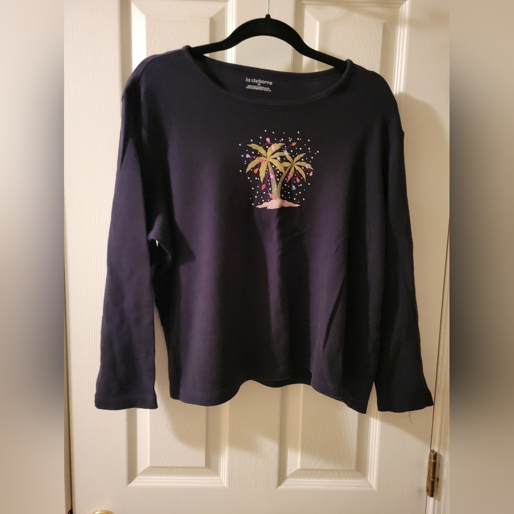 Holiday Palm Tree Top Sz. 1X